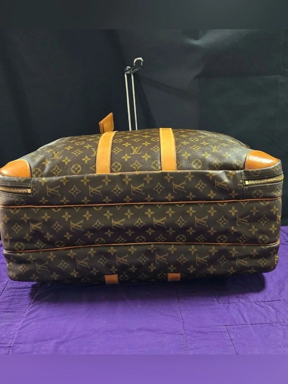 Louis Vuitton Rare Vintage Monogram Sac Trois Poche 55 Travel Bag With COA